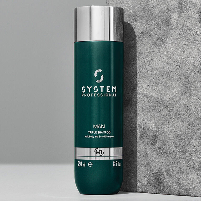 SYSTEM PROFESSIONAL LIPID CODE - MAN Triple Shampoo M1 - 250 ml