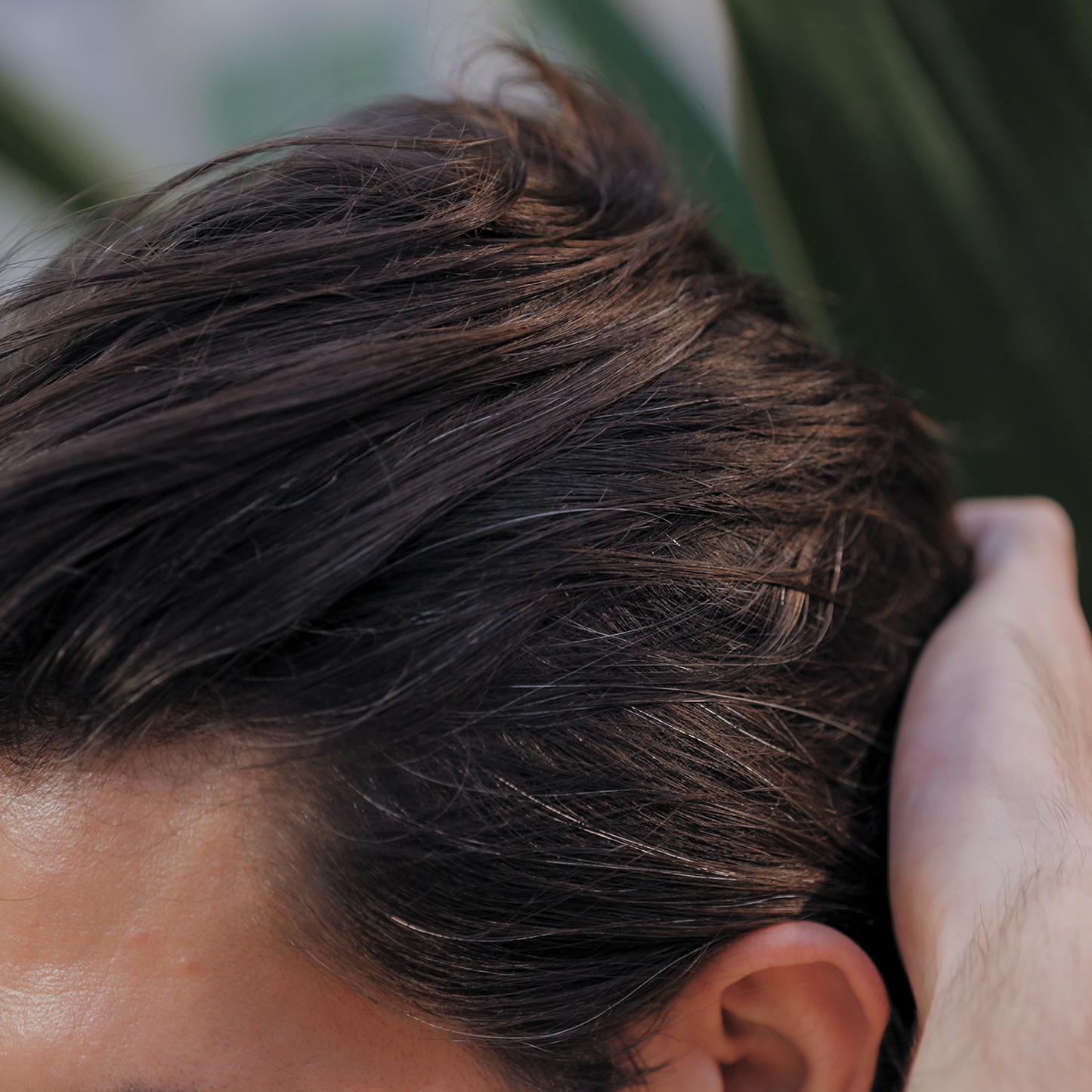 Beneganic Intensive Hair Serum Anwendung auf der Kopfhaut