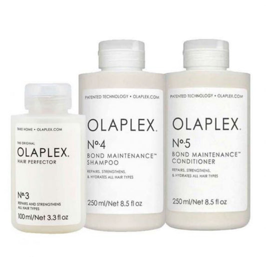 Olaplex Produkte im Bundle mit Olaplex No 3 100 ml, Olaplex No 4 250ml, Olaplex No 5 250 ml