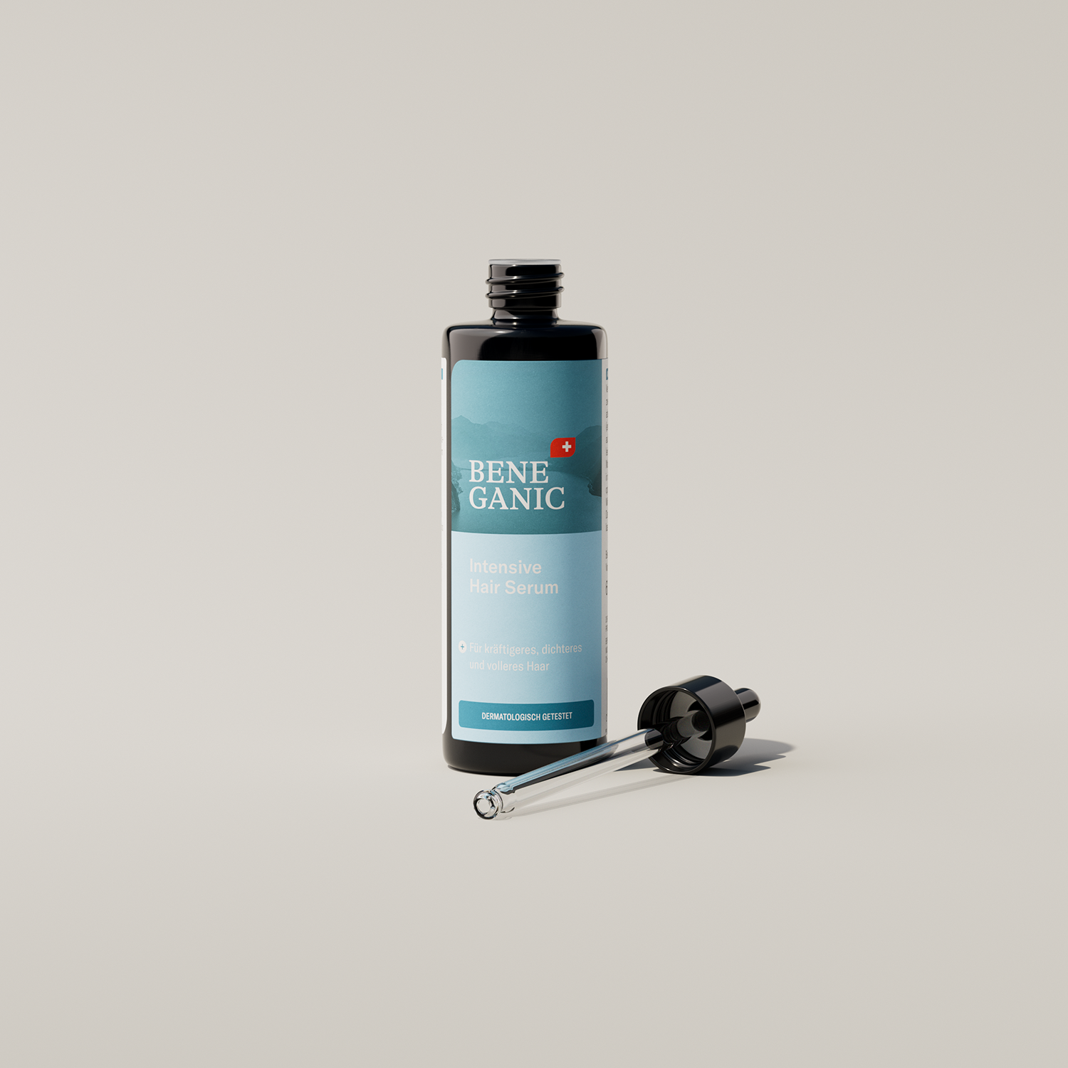 Beneganic Intensive Hair Serum Flasche mit Pipette, 100 ml