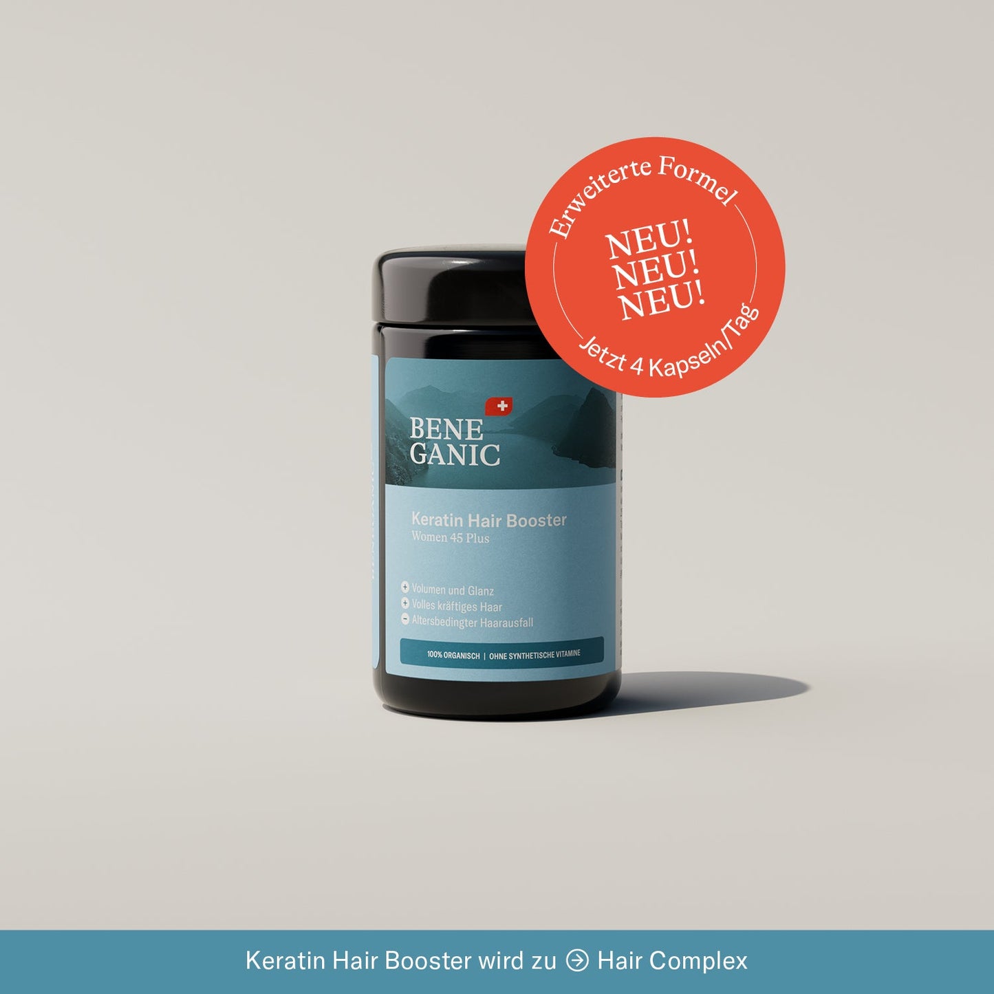 Beneganic - Hair Complex - Women 45 Plus | 120 Kapseln