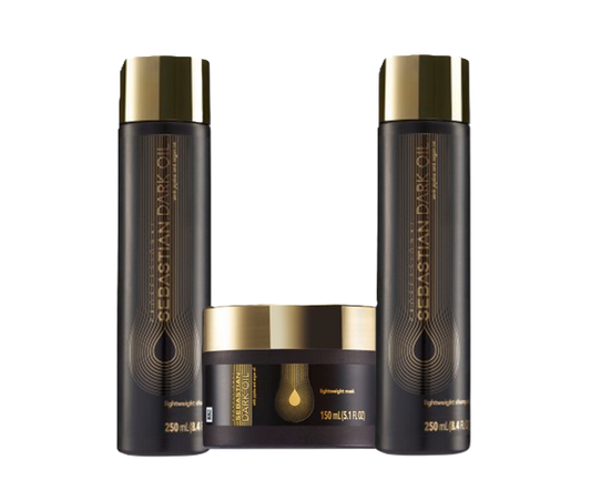 Sebastian Professional - Dark Oil Bundle mit Shampoo, Conditioner und Maske
