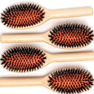 Great Lengths Retro Holzbürsten mit Wildschweinborsten 