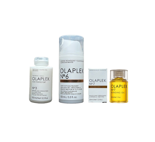 Das Ultimative Olaplex Trio – Nr. 3, Nr. 6 & Nr. 7 im Bundle