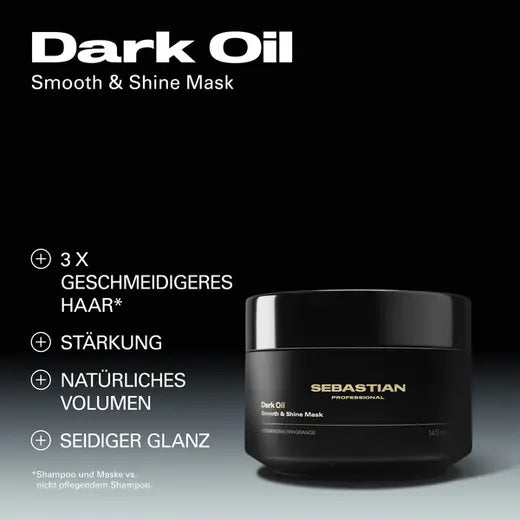 Sebastian Professional Dark Oil Smooth and Shine Mask | 145ml