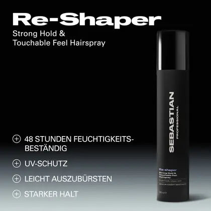 Sebastian Professional Reshaper | Strong Hold & Touchable Feel Hairspray