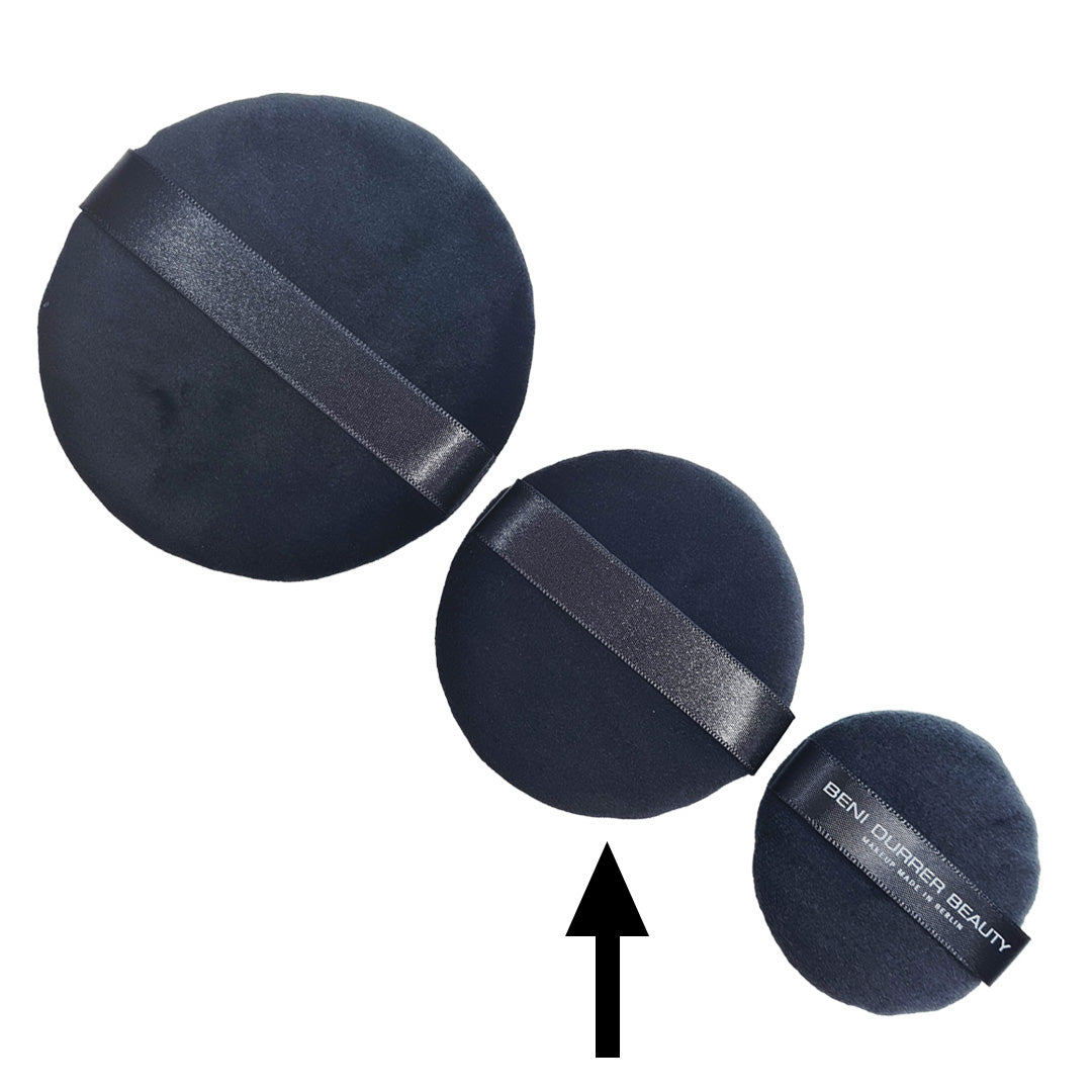 Puderquaste schwarz M